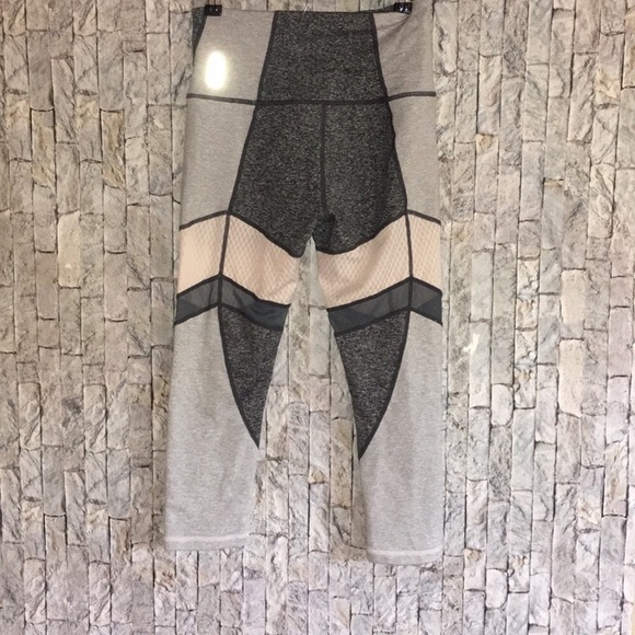 Zella Pink & Gray Cropped Leggings - Picture 8 of 8